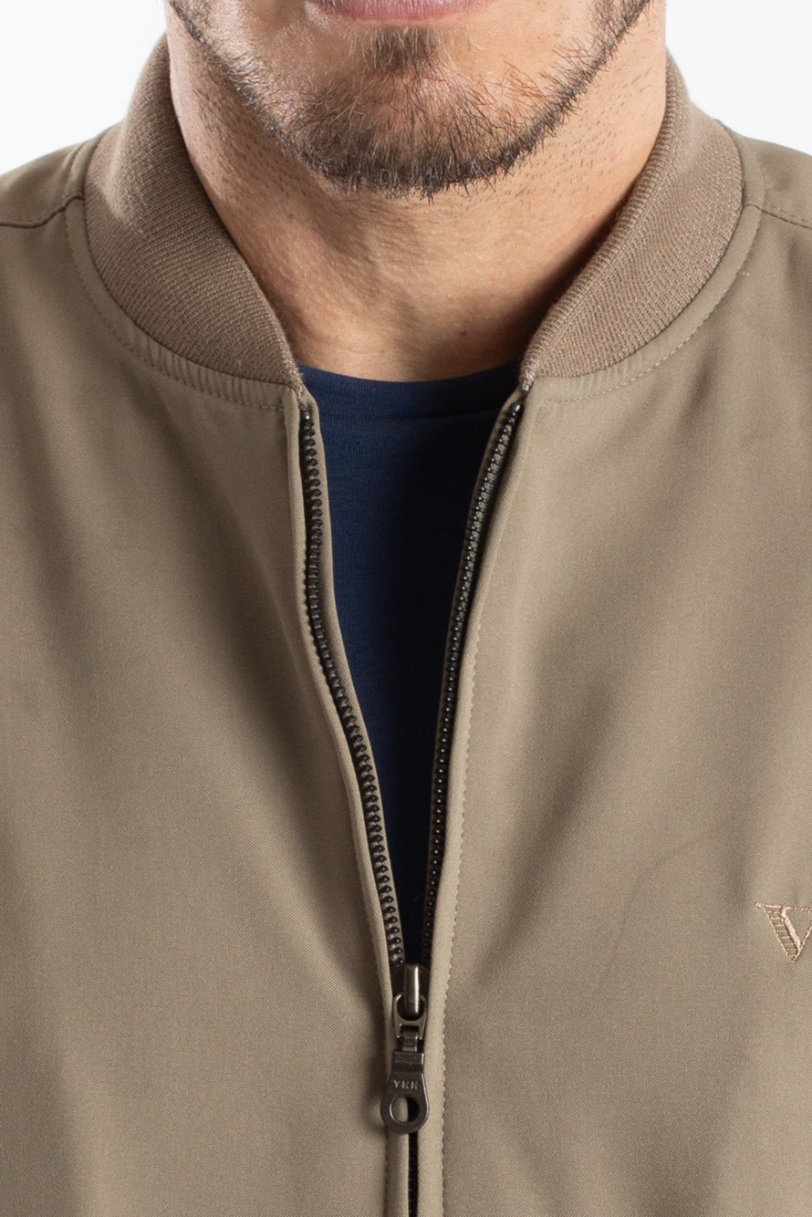 Jaqueta Bomber Microfibra - Khaki