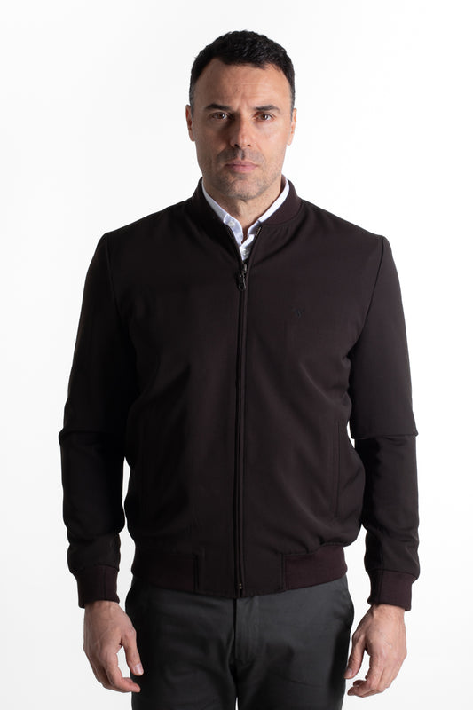 Jaqueta Bomber Microfibra - Cafe