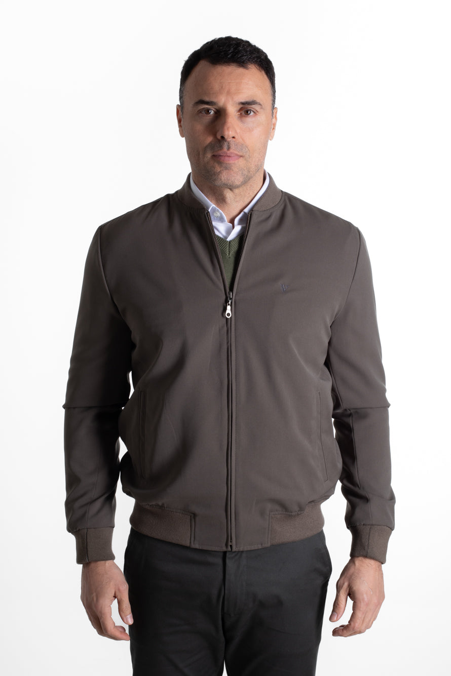 Jaqueta Bomber Microfibra - Verde Oliva