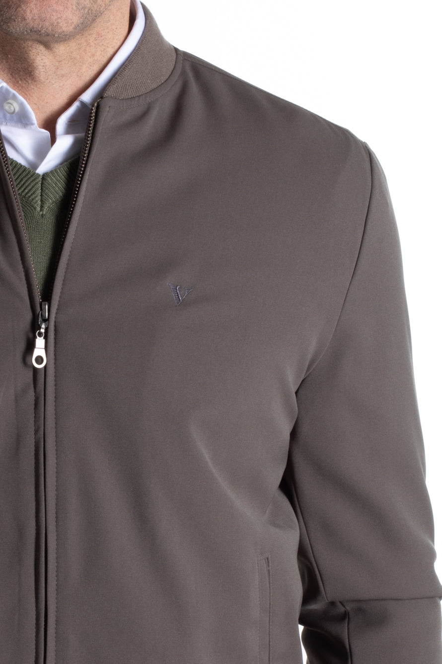Jaqueta Bomber Microfibra - Verde Oliva