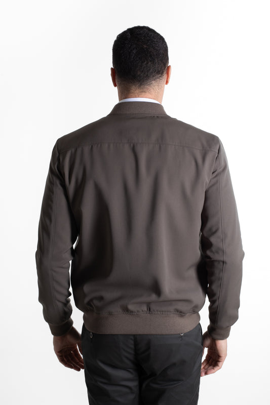 Jaqueta Bomber Microfibra - Verde Oliva