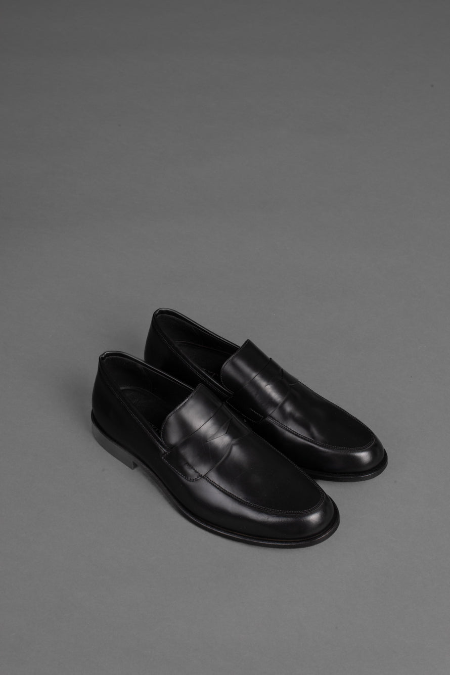 Mocassim Gravata Box - Preto