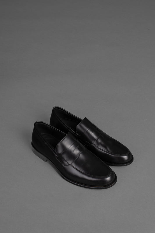 Mocassim Gravata Box - Preto