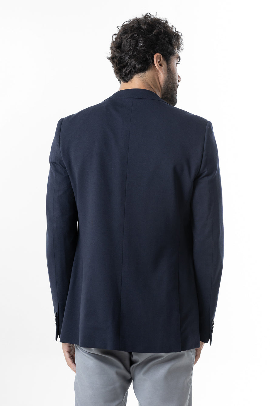 Paletó Malha Slim Fantasia Poliviscose - Marinho Noite