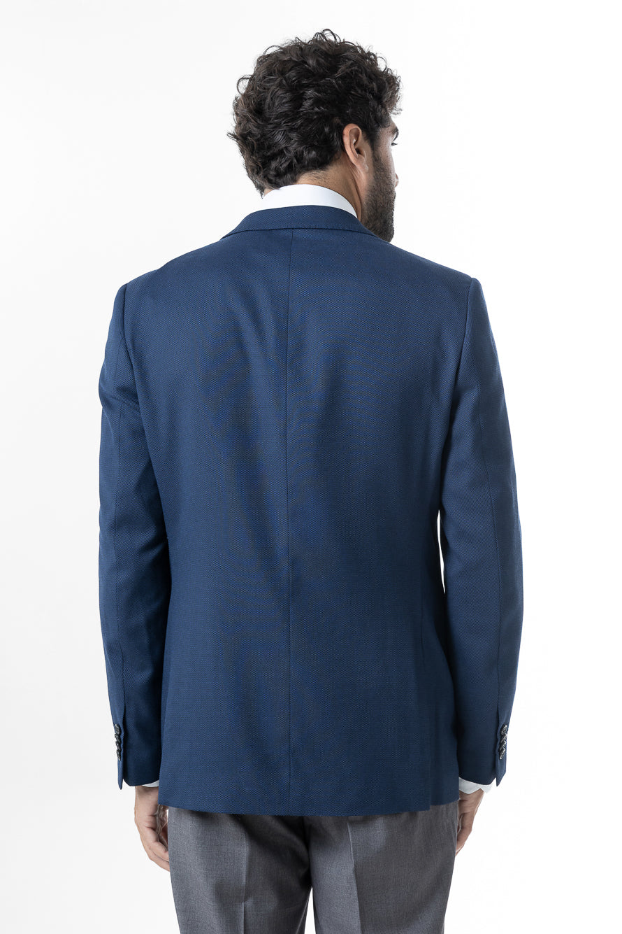 Paletó Slim Liso Poliviscose - Marinho