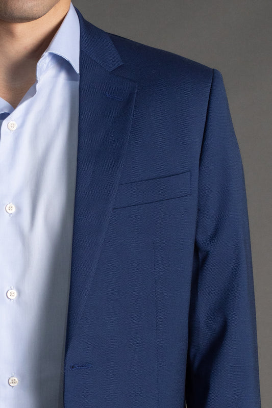 Paleto Com Forro Slim Fantasia - Azul.