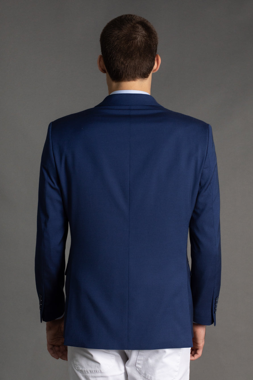 Paleto Com Forro Slim Fantasia - Azul.