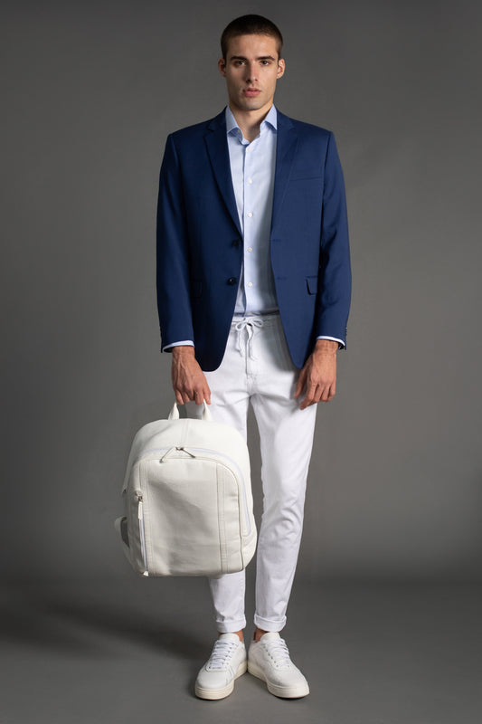 Paleto Com Forro Slim Fantasia - Azul.