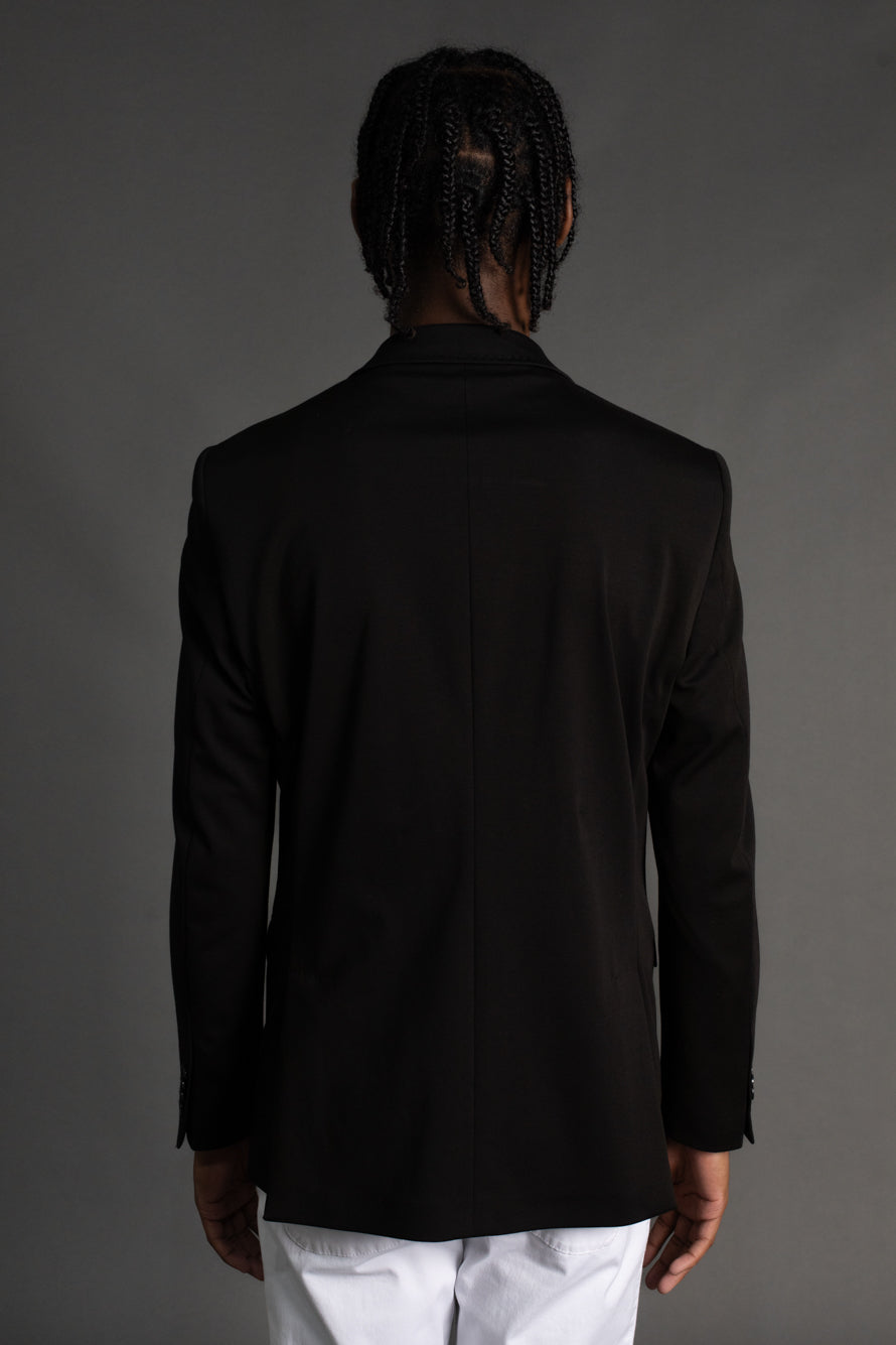 Paletó Sem Forro Slim Fit - Preto