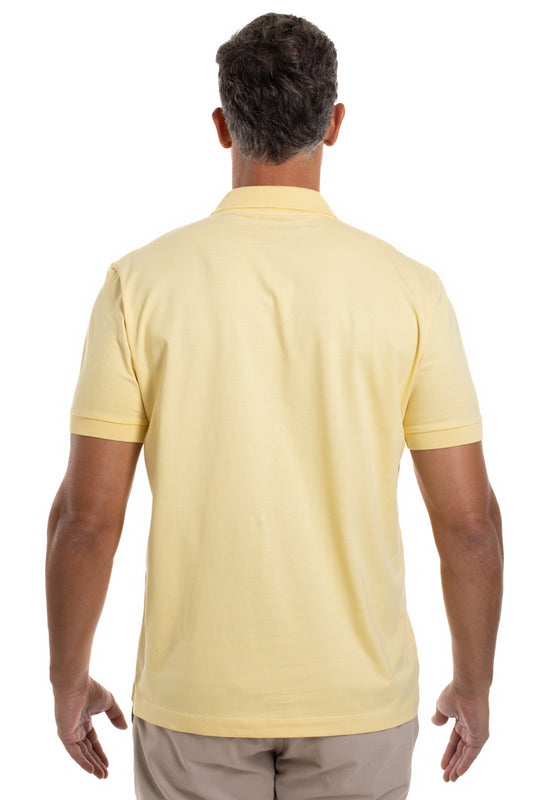 Polo Manga Curta Importada - Amarelo