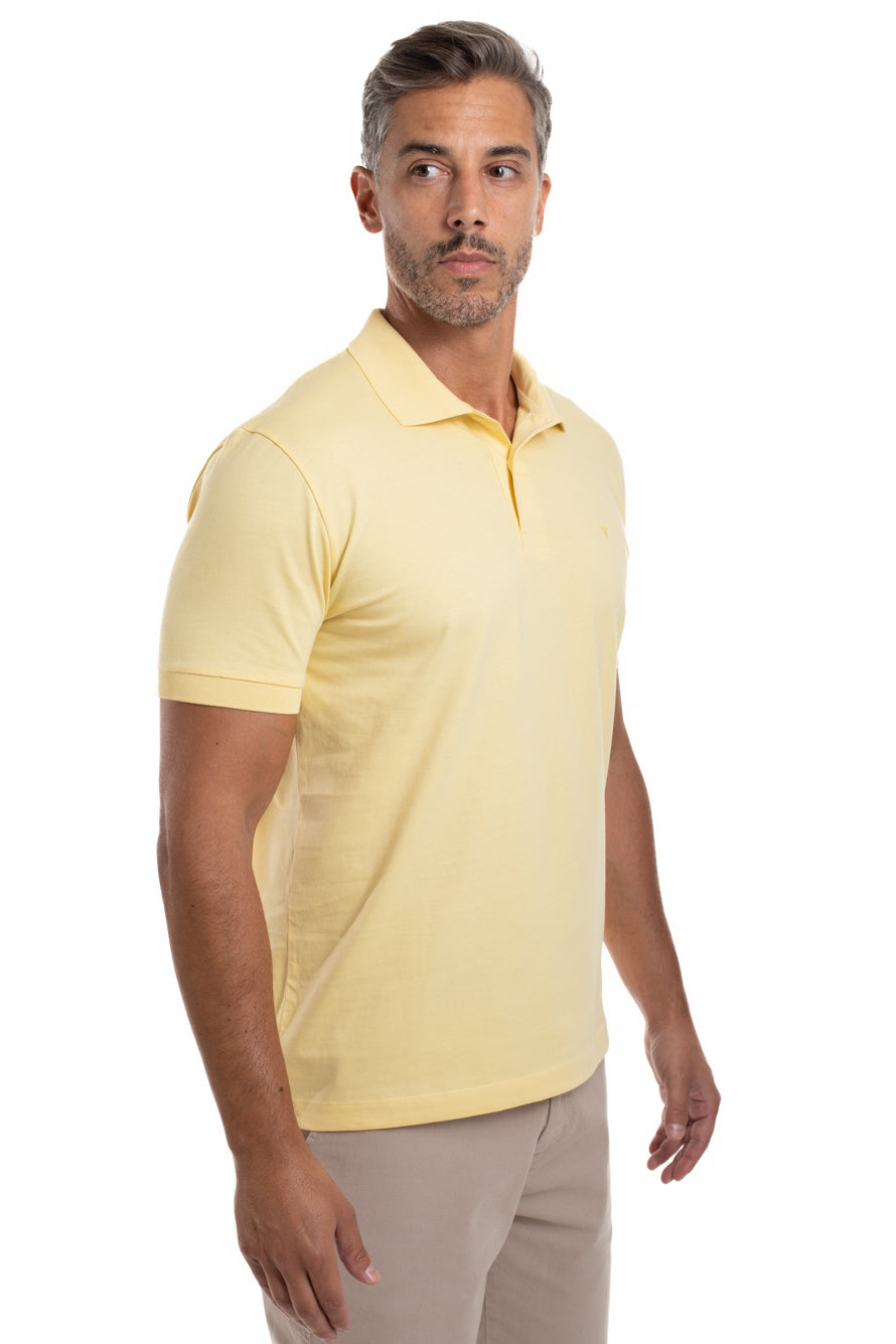 Polo Manga Curta Importada - Amarelo