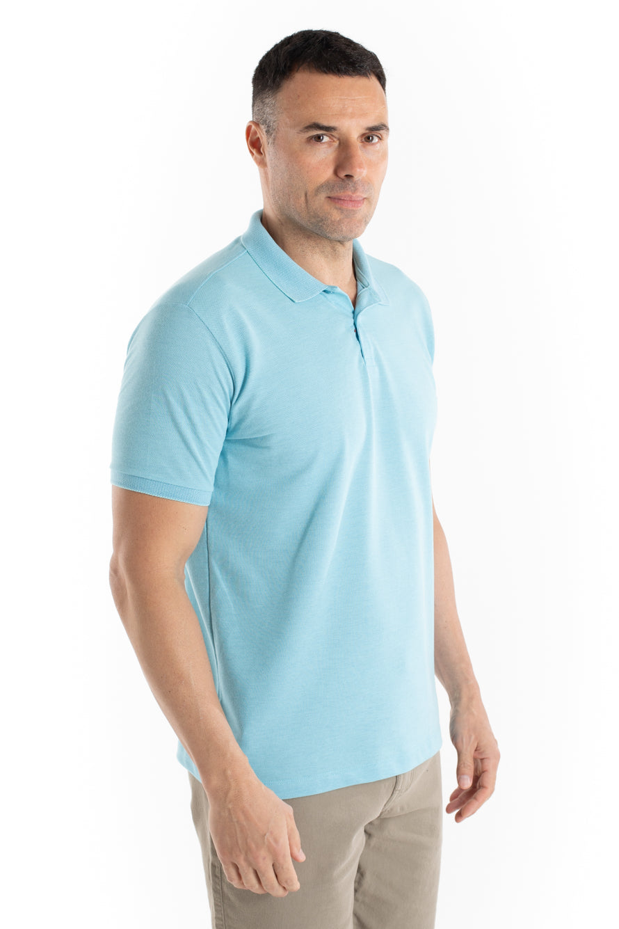 Polo Piquet Binada - Azul Ceu
