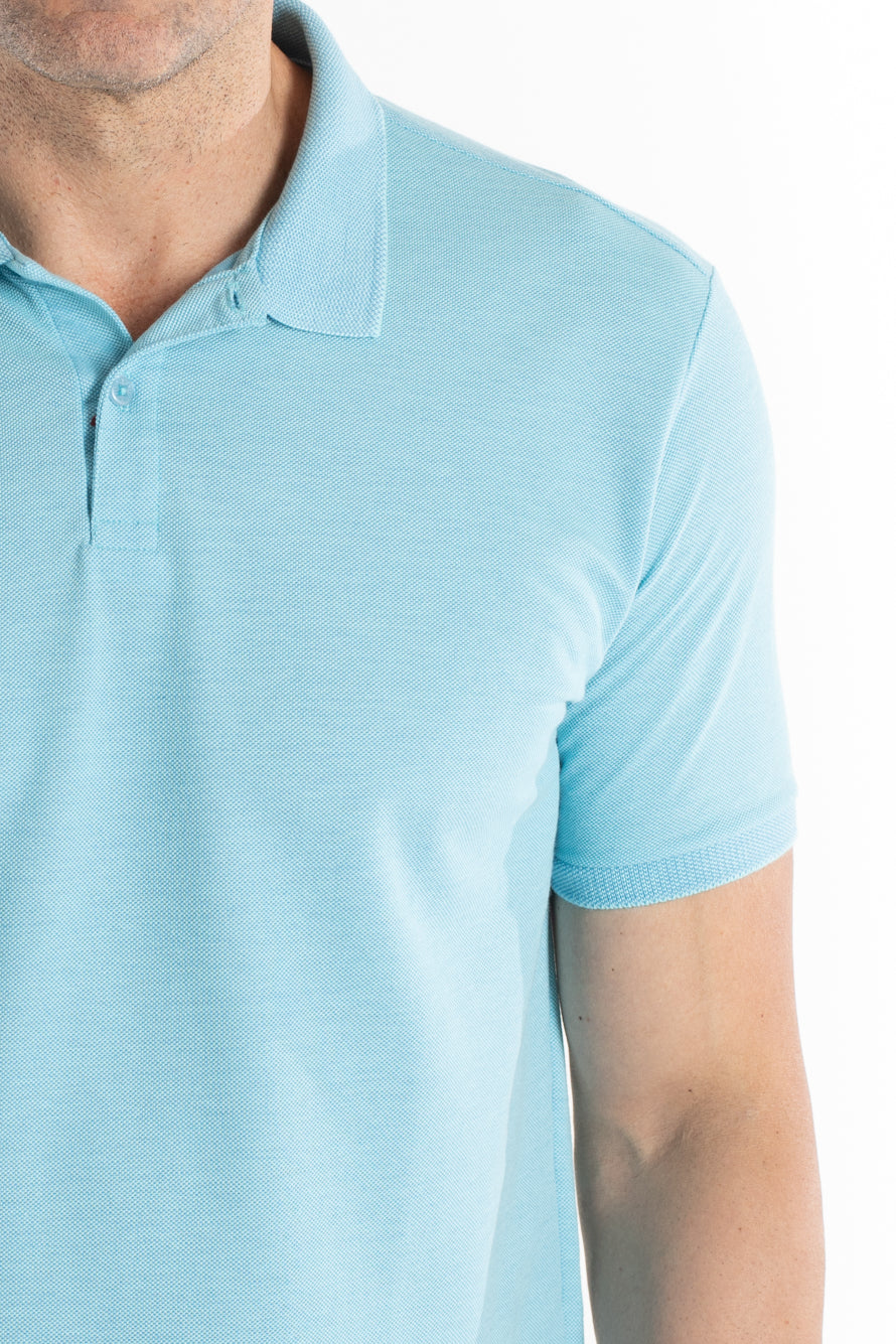 Polo Piquet Binada - Azul Ceu