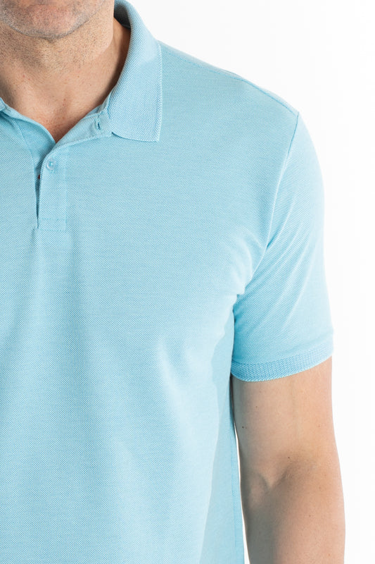 Polo Piquet Binada - Azul Ceu