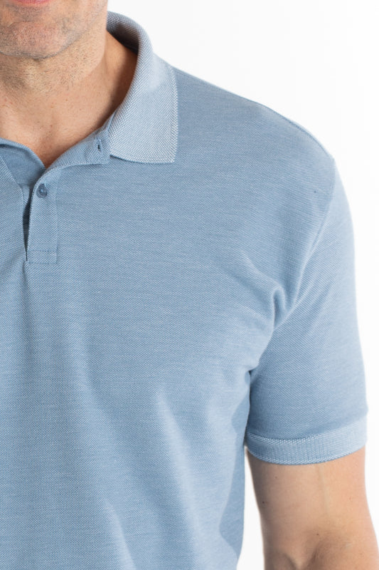 Polo Piquet Binada - Azul Medio