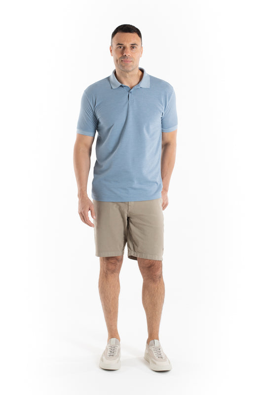 Polo Piquet Binada - Azul Medio