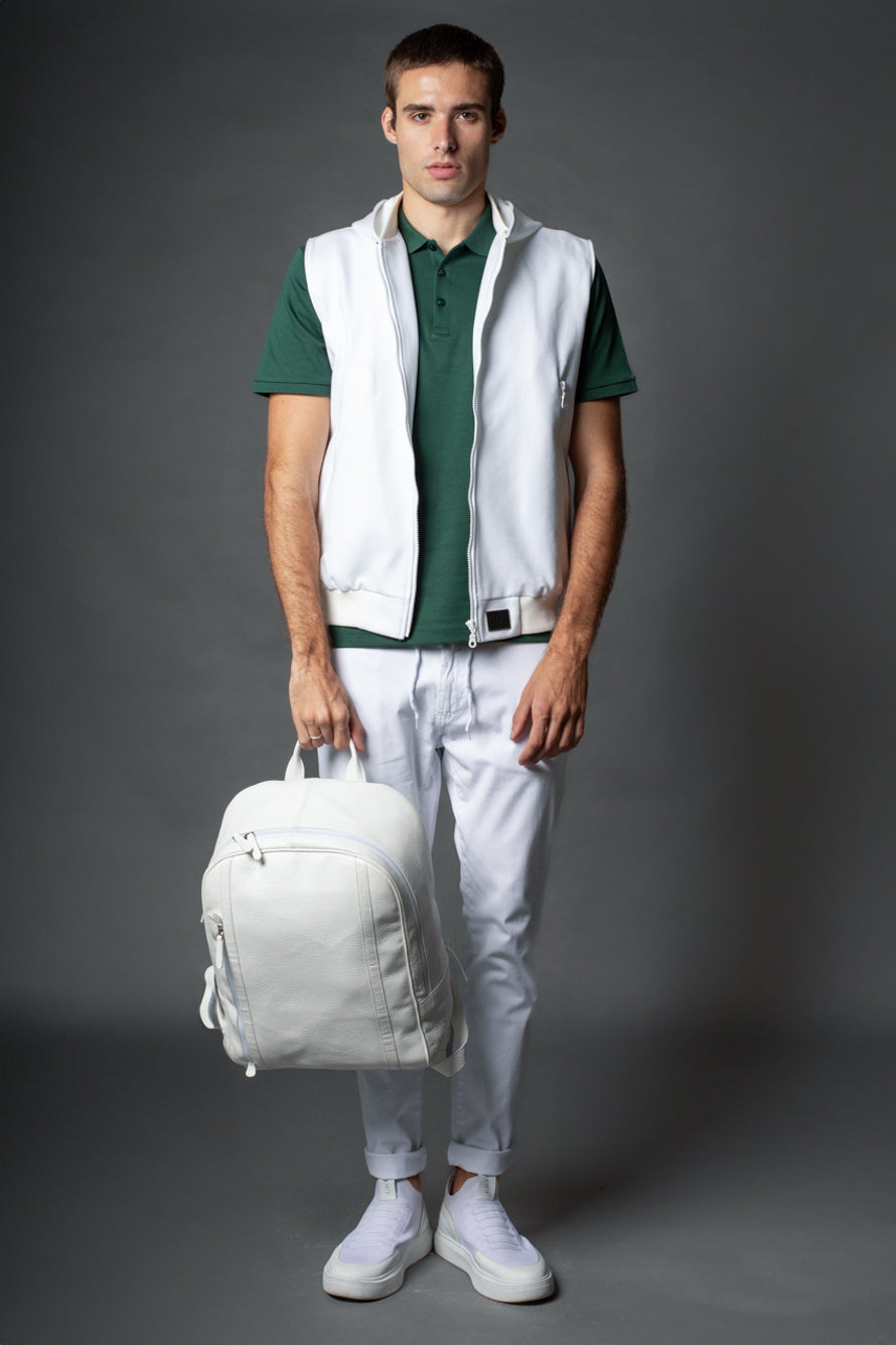 Polo Manga Curta Slim Pima 3 Botões - Verde Escuro