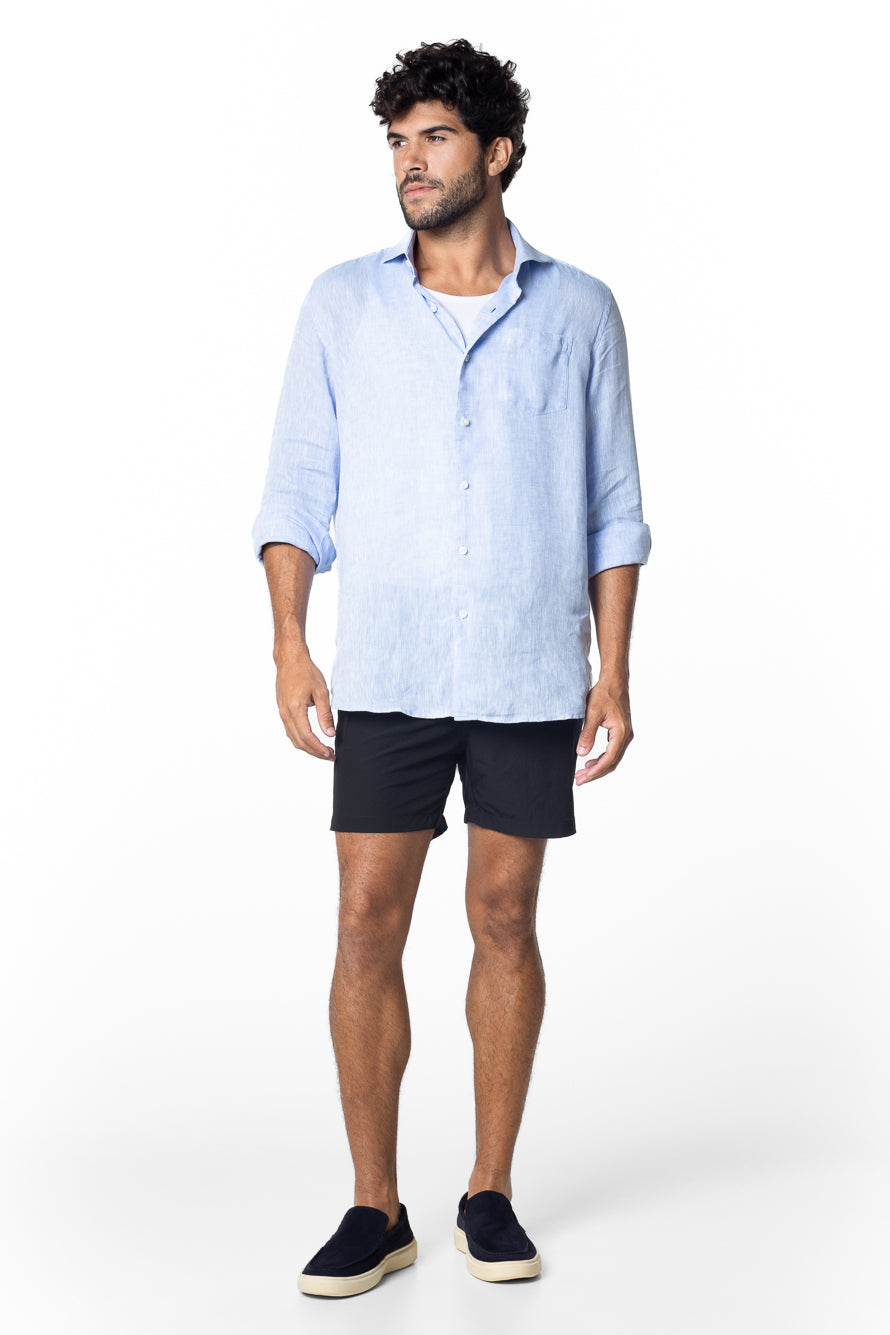 Shorts Resort Liso - Preto