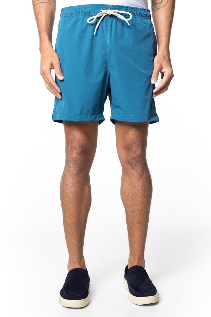 Shorts Resort Liso - Petroleo