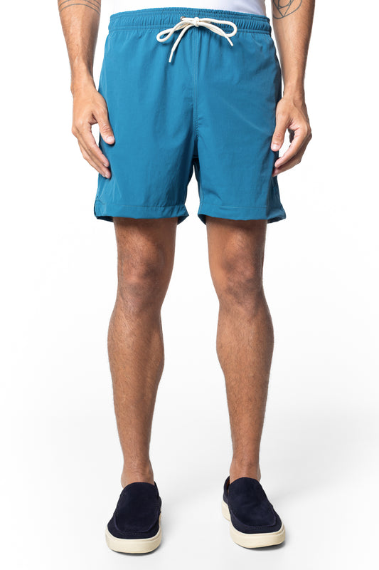Shorts Resort Liso - Petroleo