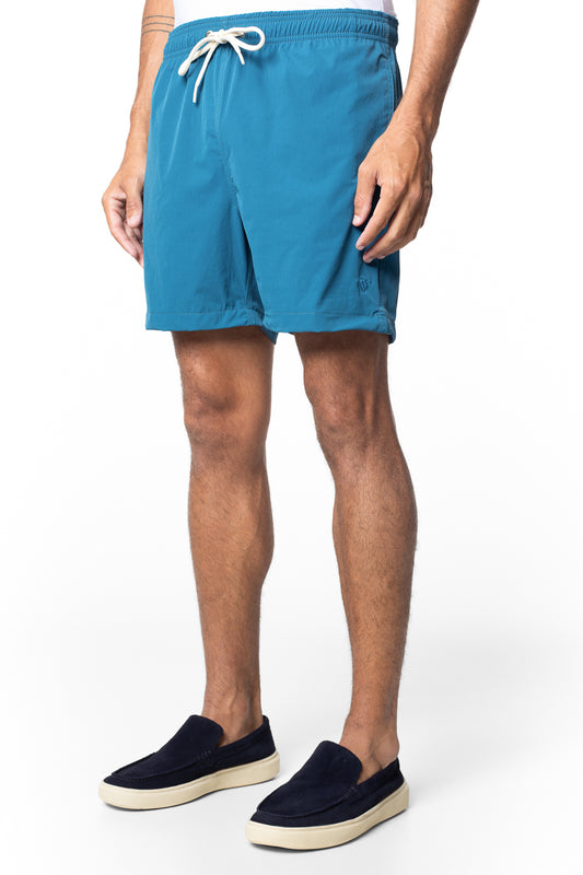 Shorts Resort Liso - Petroleo