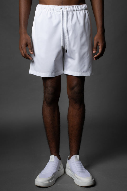 Shorts Liso Bolso Grande - Branco