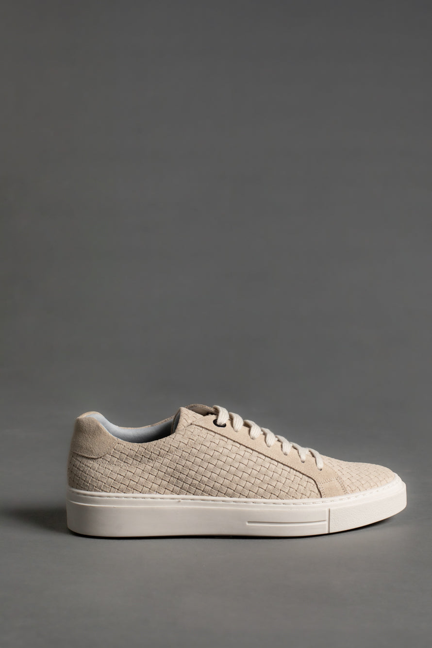Sapatênis Amarrar Camurça Com Trisse - Khaki