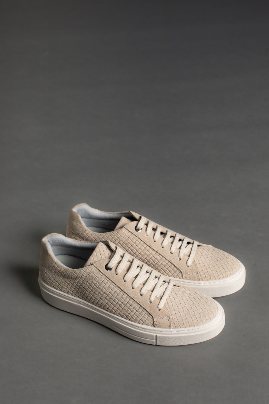 Sapatênis Amarrar Camurça Com Trisse - Khaki