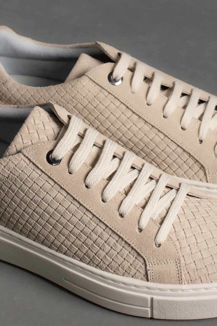 Sapatênis Amarrar Camurça Com Trisse - Khaki