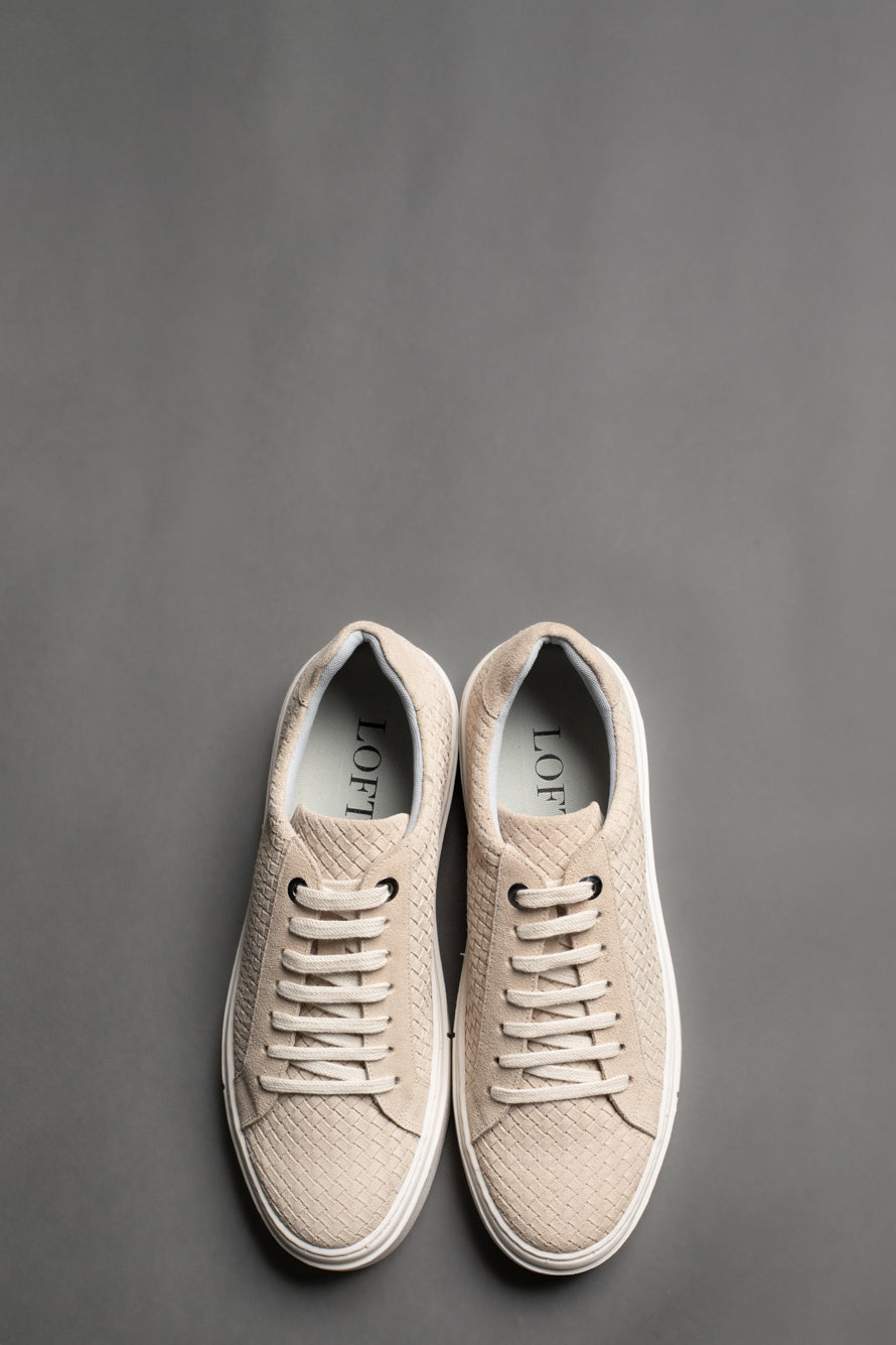 Sapatênis Amarrar Camurça Com Trisse - Khaki