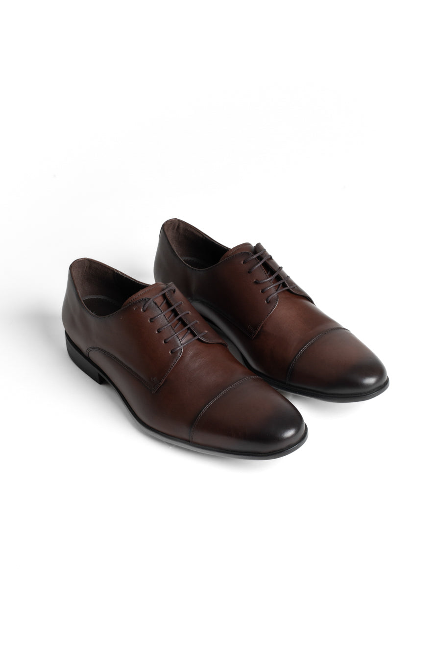 Sapato Social Amarrar Finioil - Marrom Avermel