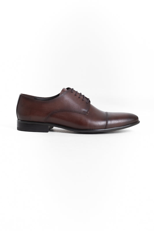 Sapato Social Amarrar Finioil - Marrom