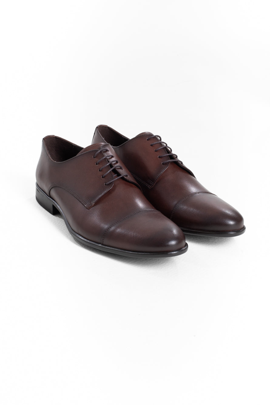 Sapato Social Amarrar Finioil - Marrom