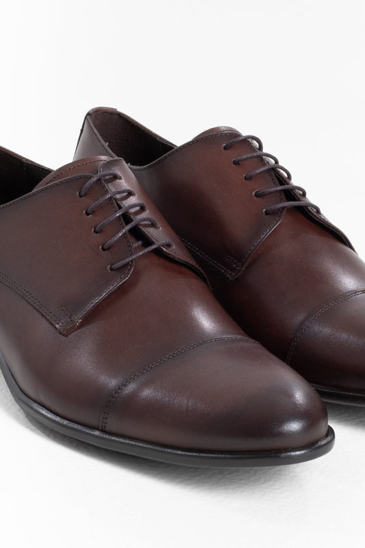 Sapato Social Amarrar Finioil - Marrom