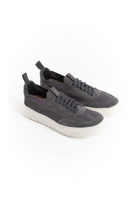 Tênis Firenze De Malha Com Elástico - Cinza