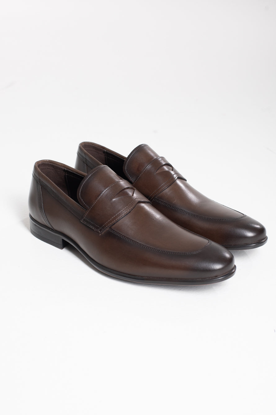 Sapato Mocassim Gravata Premium - Cafe
