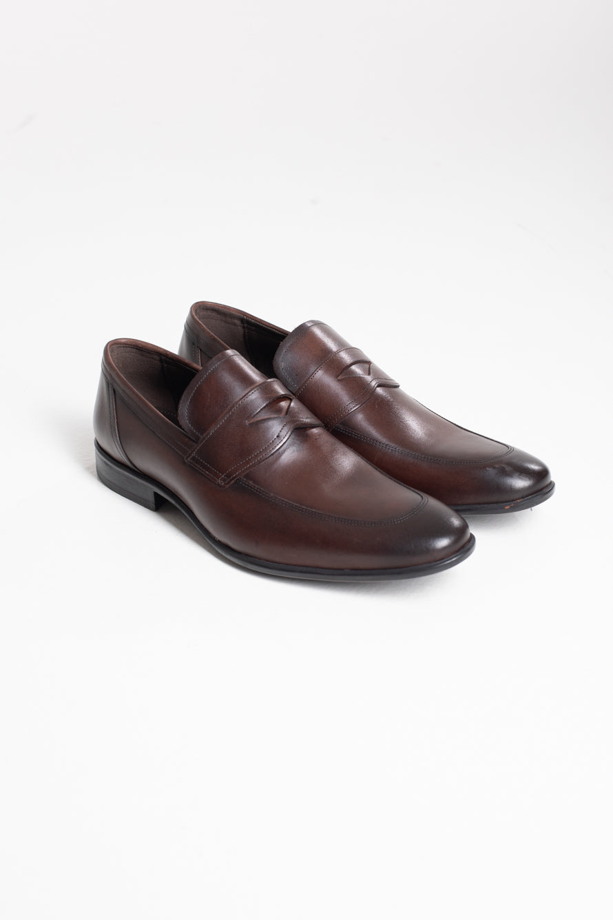 Sapato Mocassim Gravata Premium - Marrom