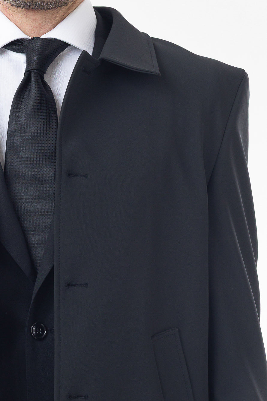 Car Coat Liso Classic - Preto