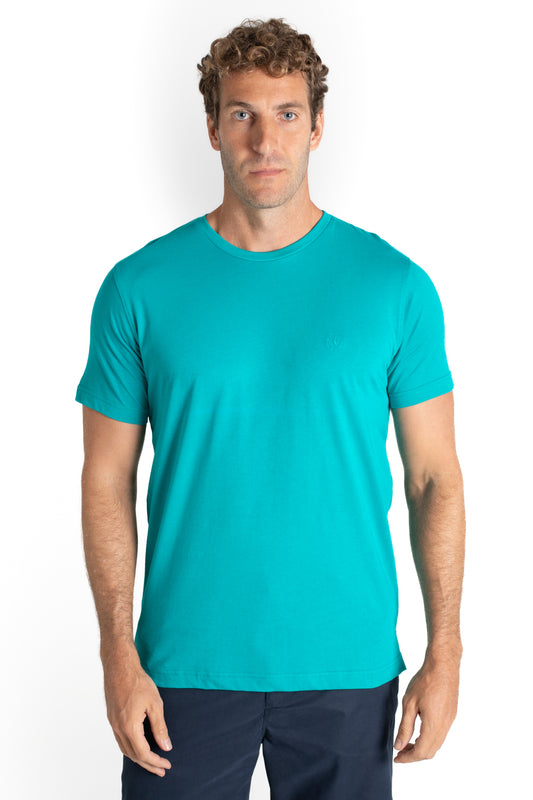 Camiseta Careca Lisa - Turquesa