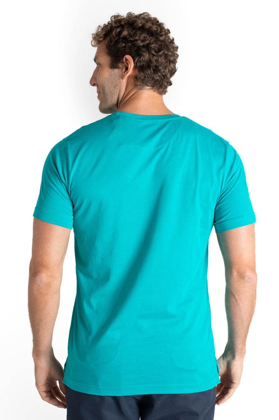 Camiseta Careca Lisa - Turquesa