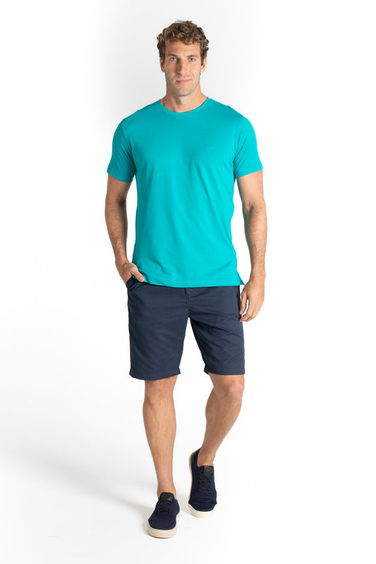 Camiseta Careca Lisa - Turquesa
