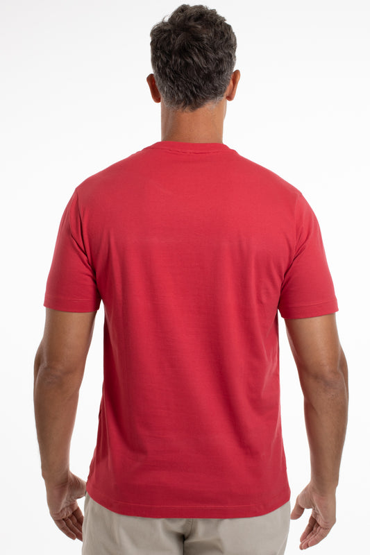 Camiseta Gola Careca Macth Race - Vermelho