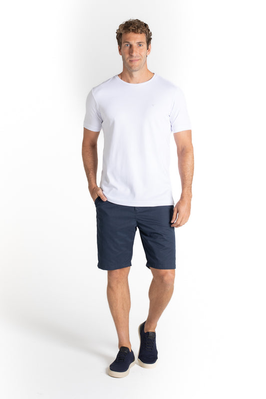 Camiseta Lisa Interlock Pima - Branco