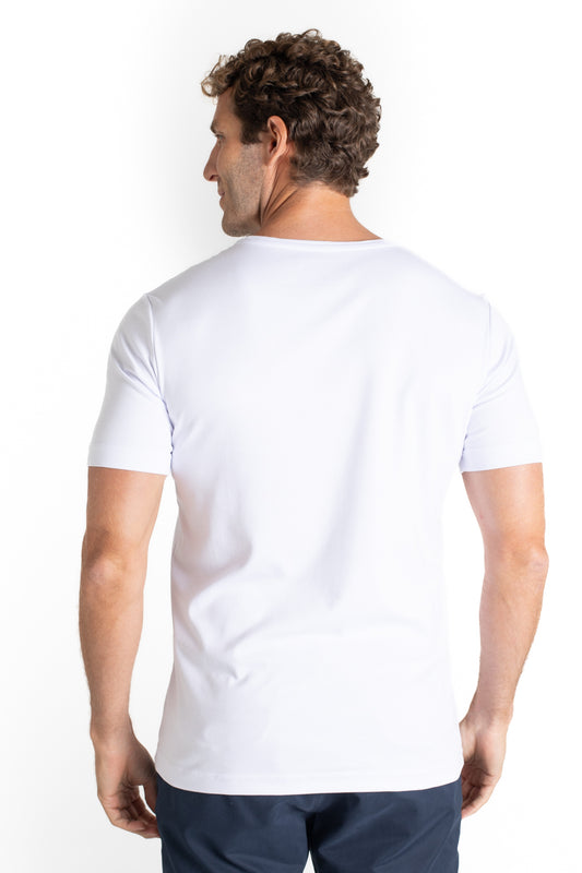 Camiseta Lisa Interlock Pima - Branco