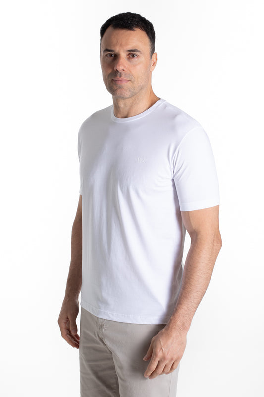 Camiseta Manga Curta Algodão Soft - Branco