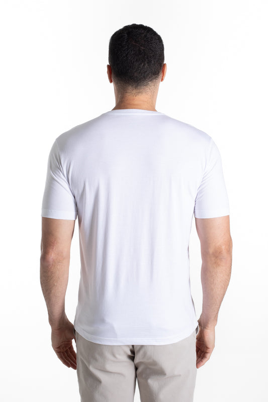 Camiseta Manga Curta Algodão Soft - Branco