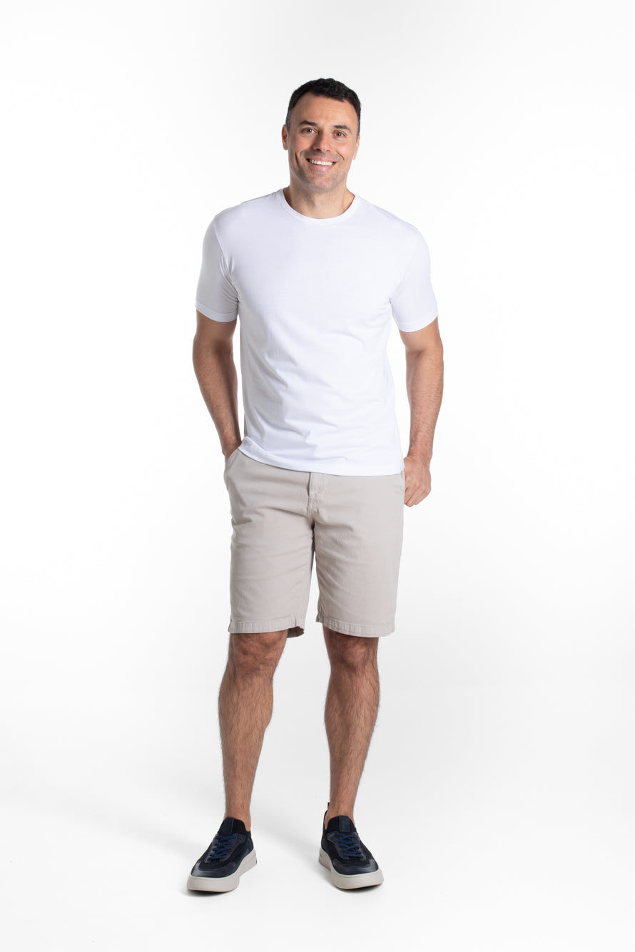 Camiseta Manga Curta Algodão Soft - Branco