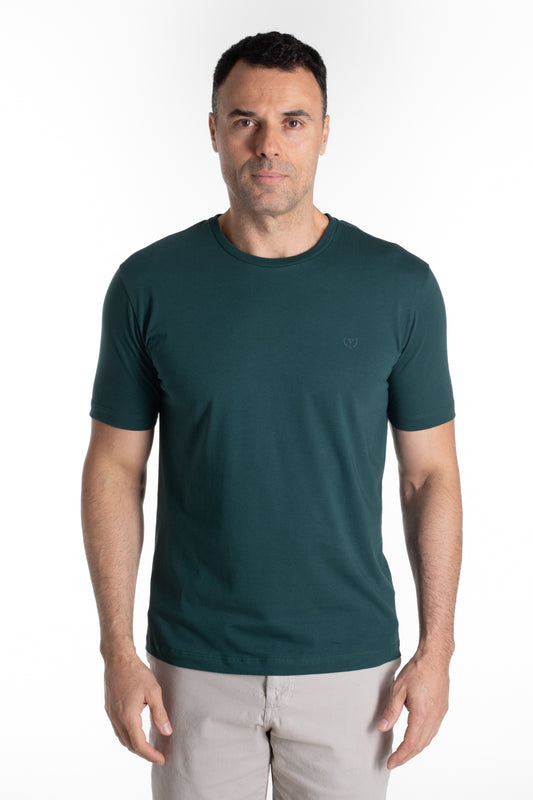 Camiseta Manga Curta Algodão Soft - Verde