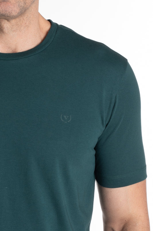 Camiseta Manga Curta Algodão Soft - Verde