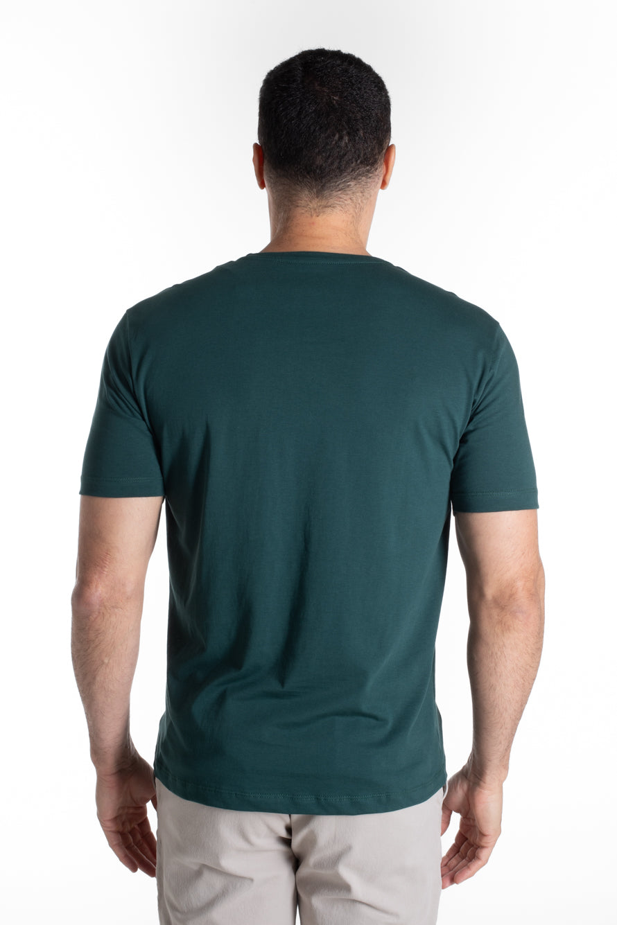 Camiseta Manga Curta Algodão Soft - Verde
